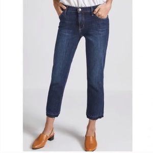 Current/Elliott The Cropped Straight in Hampton w/ released hem